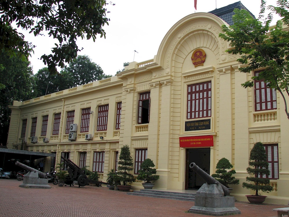 The museum is built in the French architectural style, featuring multiple exhibition rooms